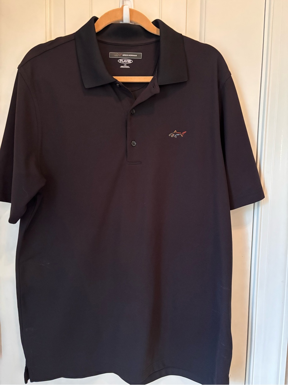 Greg Norman golf Performance Polo Shirt black men’s large